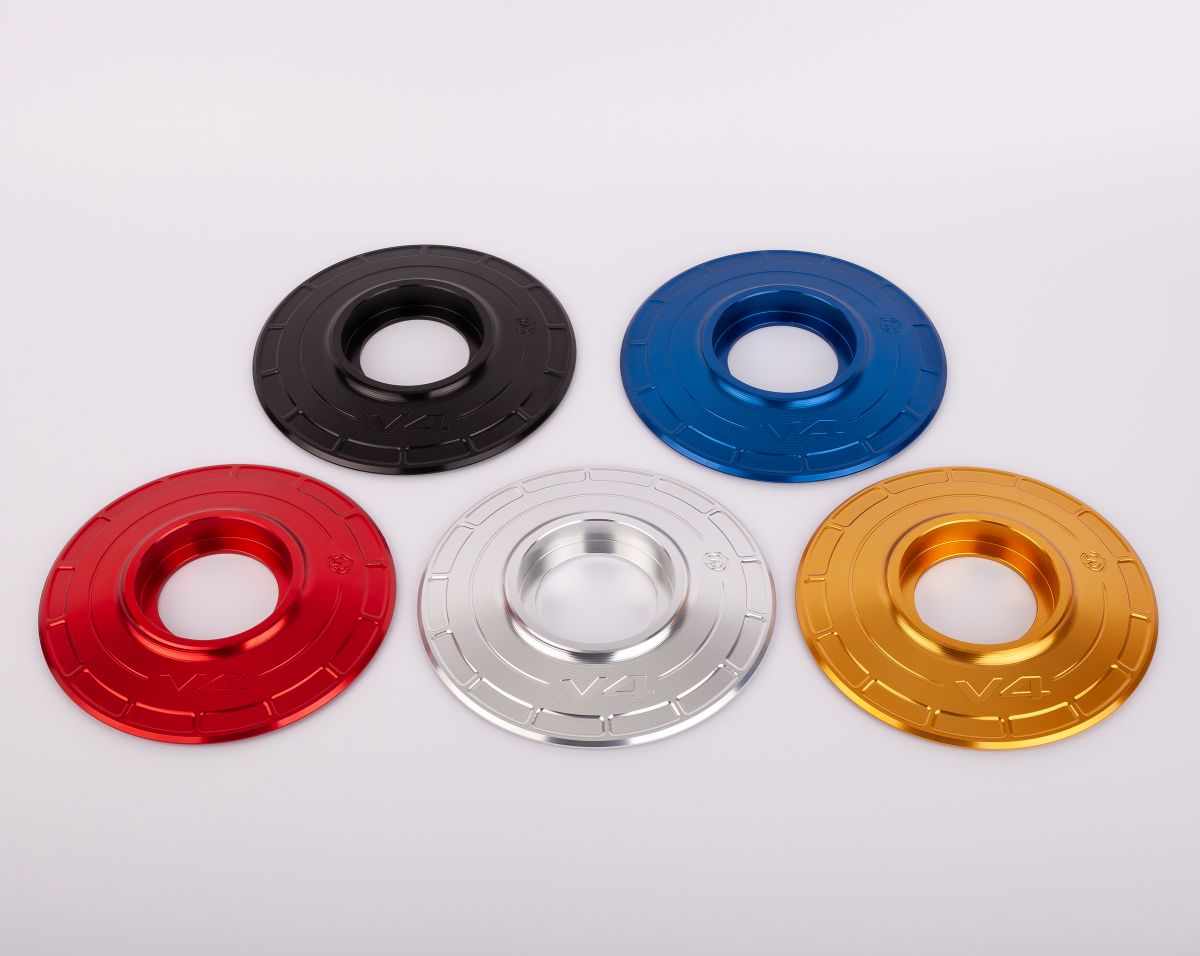 Motocorse Billet Steering Head Dust-Proof Cover for the Ducati Panigale V4 (18-24) Motocorse Billet Steering Head Dust-Proof Cover for the Ducati Panigale V4 (18-24)